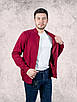 Бомбер Red Downi теплий чоловічий на блискавці арт.1553-1, XXL, 52, Бордовий, фото 2