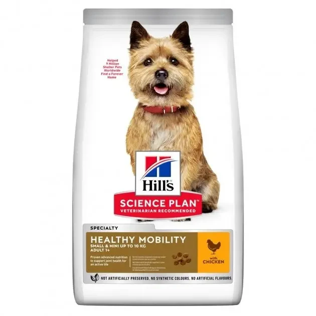 Сухий корм для дорослих собак малих порід Hill's SP Canine Adult Small & Miniature Healthy Mobility з куркою 1.5 кг