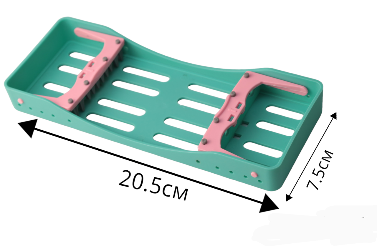 Касета для стерилізації (5 інструментів) Зелена