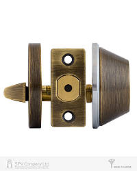 Замок врізний MUL-T-LOCK 1-wey dead_bolt dbm univ antique_bronze bs60мм classicpro 3key dnd3d_purle_ins 4867