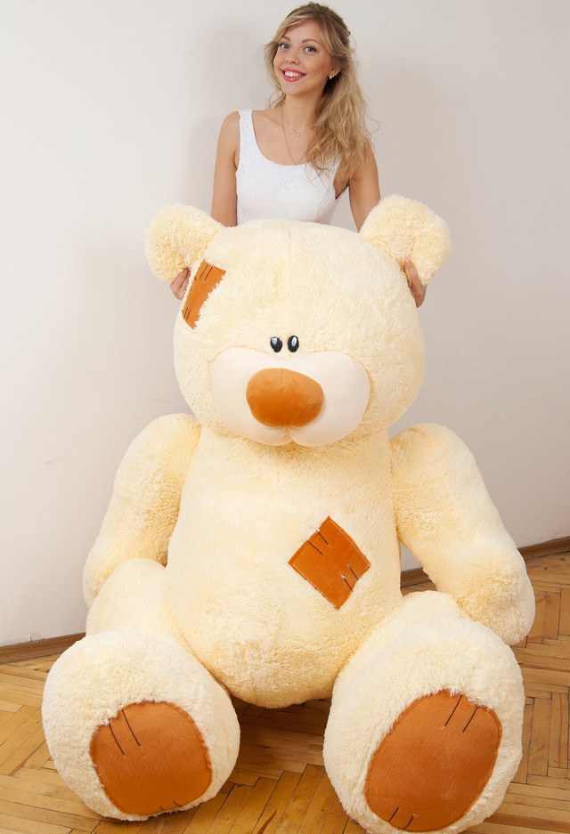 Величезний плюшевий ведмедик 2.4 метра