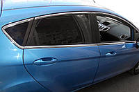 Верхние молдинги стекол (8 шт, нерж) для Ford Fiesta 2008-2017 гг.