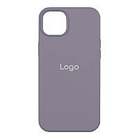 Чехол для iPhone 15 Plus Silicone Case Full Size AA Цвет 28 Lavender grey