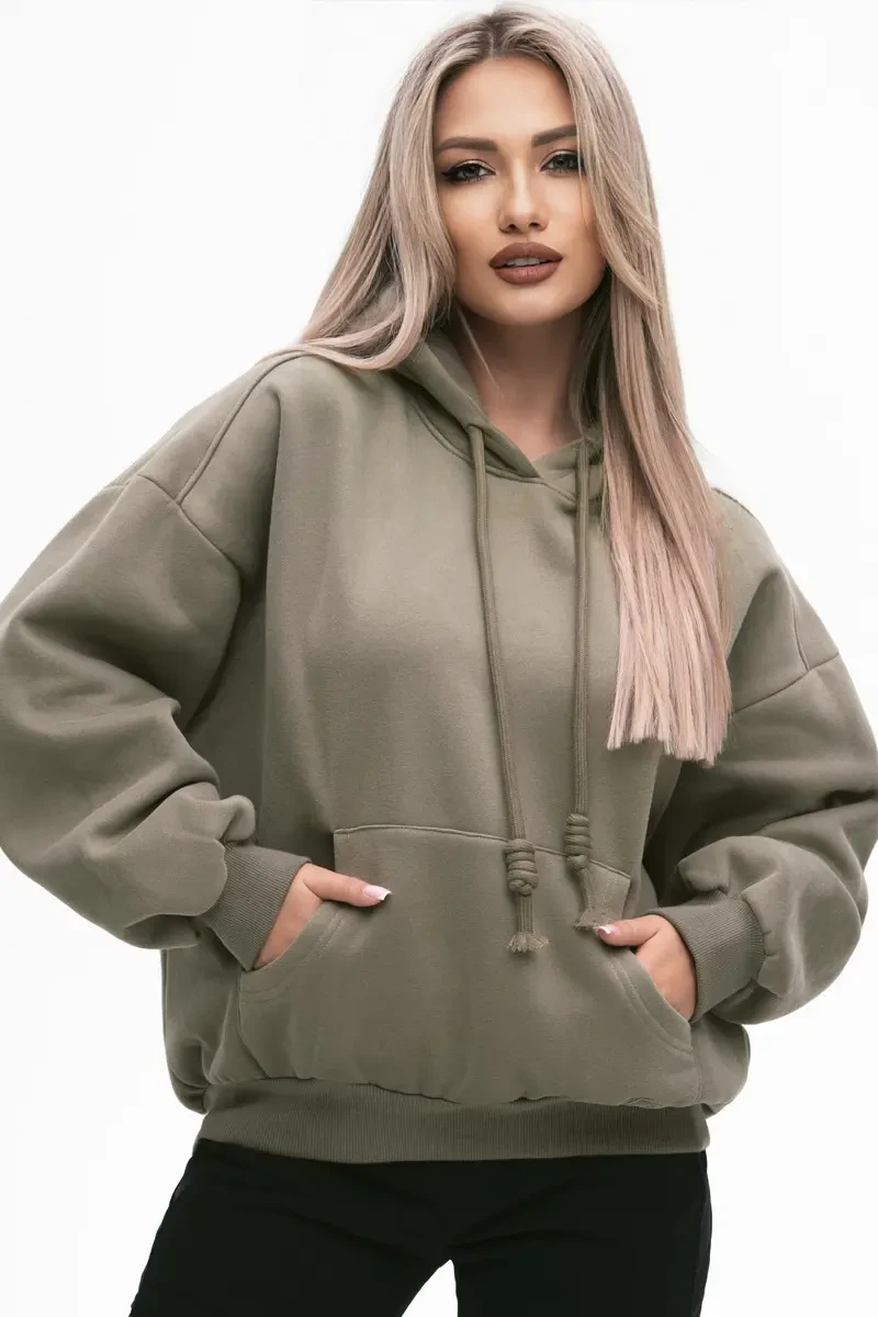 Худі жіноче Freever UF 5410 хакі, фото 1