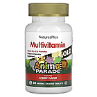 NaturesPlus, Animal Parade Gold, жувальні мультивітаміни з мікроелементами для дітей, 60 шт