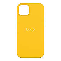 Чехол Silicone Case Full Size (AA) для iPhone 15 Plus Цвет 79.Sunglow