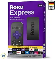 Smart приставка для телевизора  Roku Express HD с пультом (Тв приставки смарттв)