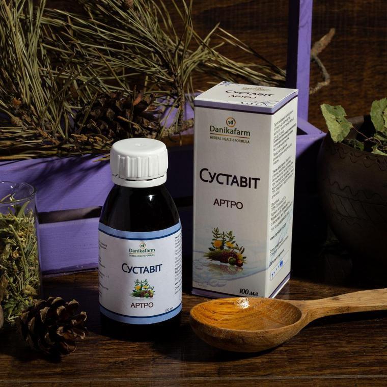 Натуральна домішка ДанікаФарм БАЖ Суставіт артра 100 мл, фото 1