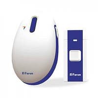 Беспроводной дверной звонок Feron Е-375 на батарейках белый (36 мелодий)