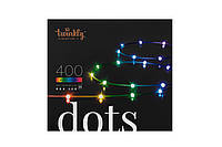 Twinkly Smart LED Гирлянда Twinkly Dots Lights RGB 400 Gen II, IP44, 20м, кабель прозорий Technohub - Гарант