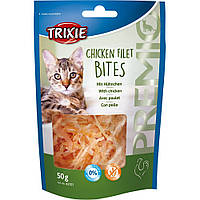 Лакомство Trixie Premio Chicken Filet Bites для кошек, куриное филе, 50 г (TX-42701)