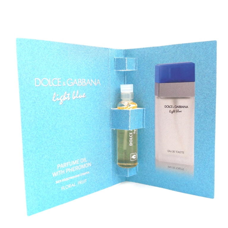 Масло парфумерне з феромонами Dolce & Gabbana Light Blue (Дольче та Габбана Лайт Блю), 5 мл. Без спирту