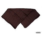 Снуд хомут однотонний жіночий в'язаний шерстяний трансформується колір коричневий 150*35, фото 3