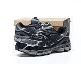 Чоловічі кросівки Asics Gel NYC Graphite Grey Black 1201A789-020, замшеві кросівки асікс гель нік, фото 5
