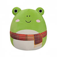 Мягкая игрушка SQUISHMALLOWS ЖАБКА ВЕНДИ В ШАРФЕ (30 cm) Technohub - Гарант Качества