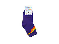 Шкарпетки 12 дитячі махра КЛ060 волна (фіолетовий) р.16 ТМ КЛАССИК