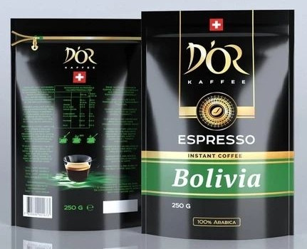 АКЦІЯ! Кава розчинна D'or  Espresso Bolivia 250г (DOR Espresso Bolivia) смачна 100% арабіка