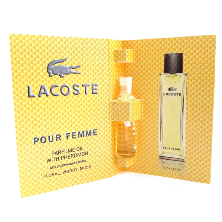 Масло парфумерне з феромонами LACOSTE Pour Femme (Лакост пур Фем), 5 мл. Без спирту