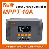 Контроллер MPPT солнечных панелей 24 - 72В PowMr 10A