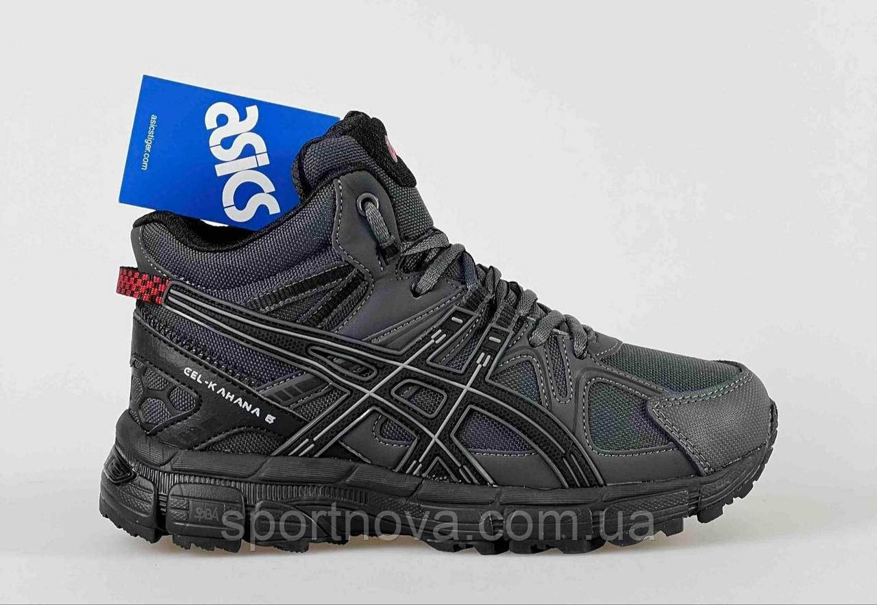 Чоловічі кросівки літо/весна Asics Gel-Nimbus 22 тканинні із сіткою чорні 41-46 розмір