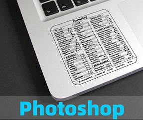 Клейка наклейка для наклейки на клавіатурі з довідником для ПК для ноутбука