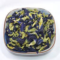 Анчан синий чай на развес 50г, голубой тайский чай, натуральный таиландский весовой синий чай Клитория