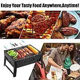 Мангал Барбекю Гриль складаний BBQ гриль Mensory Grill Portable, Жароміцний розкладний мангал валізу, фото 5