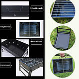 Мангал Барбекю Гриль складаний BBQ гриль Mensory Grill Portable, Жароміцний розкладний мангал валізу, фото 8