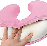 Універсальна подушка для подорожей - дорожня подушка Foam Travel Pillow, Подушка-підголівник, фото 6