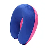 Універсальна подушка для подорожей - дорожня подушка Foam Travel Pillow, Подушка-підголівник, фото 9