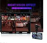 Відеореєстратор для Автомобіля із Задньою Камерою Dual Lens A10/F9/V2 Full HD 1080 H31 3,5 Дюйма, фото 8