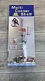 Полиця для Ванної Кімнати Кутова Телескопічна Multi Corner Shelf, Органайзер для Ванного приладдя, Кутова Телескопічна Multi, фото 10