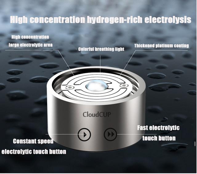 Портативный генератор водорода воды ионизатор чашка 480 мл, водородные генераторы живая вода, ионизатор воды - фото 4 - id-p2057044565