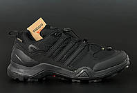 Чоловічі кросівки Adidas Gore-tex ТЕРМО осінь/зима водовідштовхувальна тканина чорний р. 41-45
