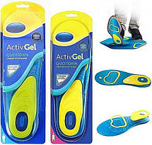 Устілки гелієві ортопедичні Scholl GelActiv Everyday чоловічі жіночі, Спортивні ортопедичні устілки, фото 5