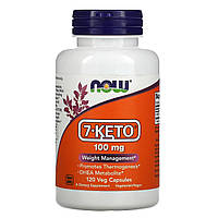 7 кето DHEA, 7-Keto, Now Foods, 100 мг, 120 капсул (NOW-03014)
