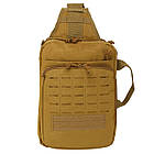 🔥 🔥 Сумка слінг "Silver Knight" (койот) однолямочный рюкзак, зсу, поліції, нацгвардії, фото 3