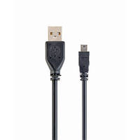 Дата-кабель Cablexpert CCP-USB2-AM5P-1 0.3m USB (тато)  -  miniUSB (тато) Black