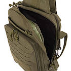 🔥 🔥 Сумка слінг "Silver Knight" (олива) однолямочный рюкзак, зсу, поліції, нацгвардії, фото 6