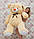 Ведмідь плюшевий персиковий Томас 185 см. Велика м'яка іграшка ведмедик подарунок., фото 2