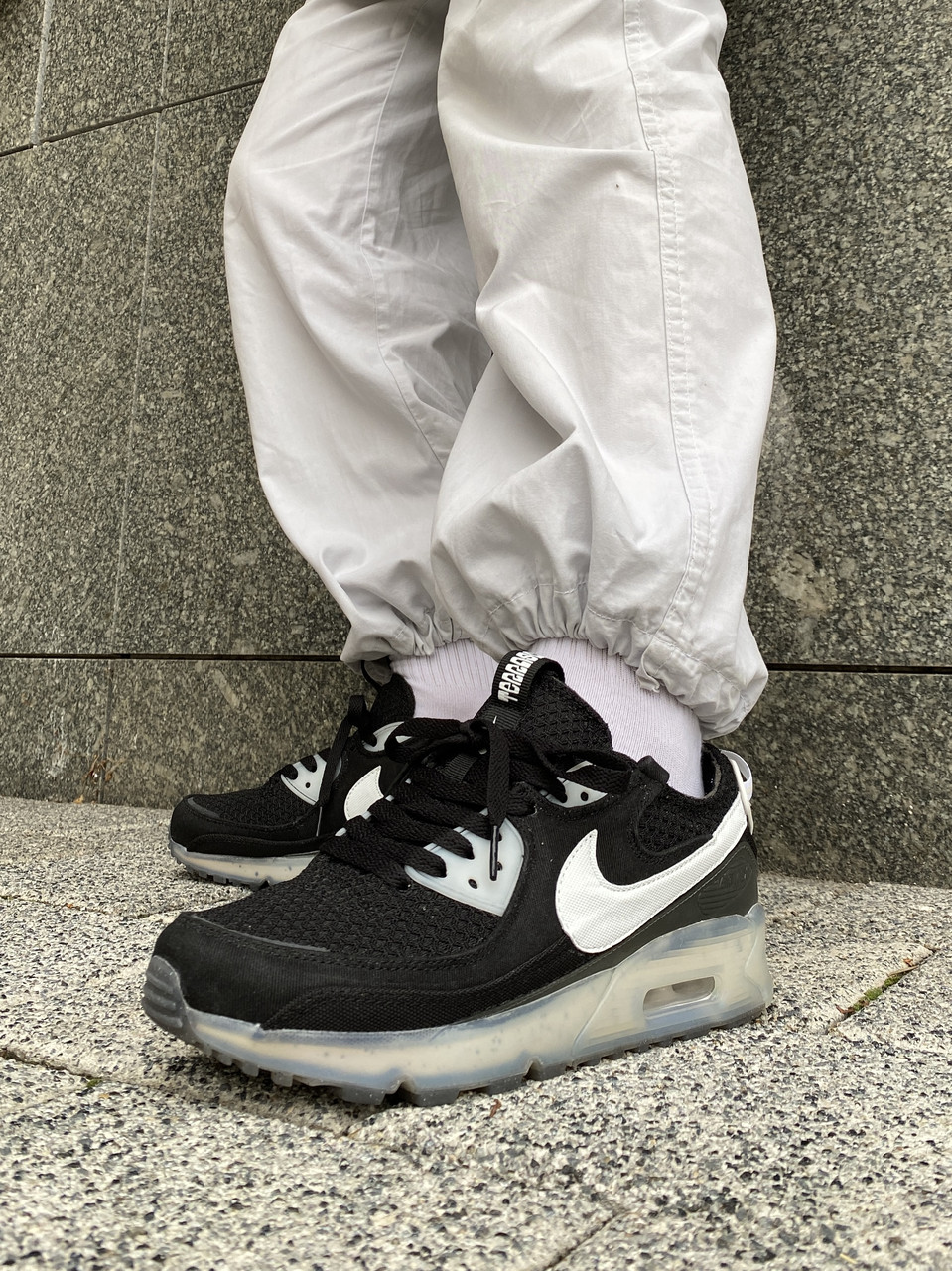 Кросівки чоловічі чорні Nike Air Max 90 Terrascape Black White (10886)