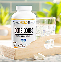 California Gold Nutrition Bone Boost, добавка для поддержки здоровья костей, 120 таблеток