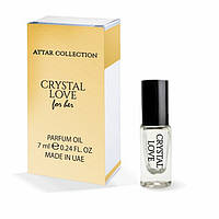 Парфум масляний жіночий Attar Collection Crystal Love For Her 7 мл