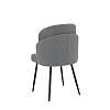 Світло-сірий стілець Інтарсіо FIFI з металевими ніжками та тканинною оббивкою, фото 5