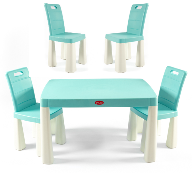 АКЦІЯ НАБІР Столик дитячий + 4 стільця Doloni, фото 1