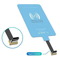 Приймач Type C (1A) Wireless Qi ресивер Premium для бездротового зарядного
