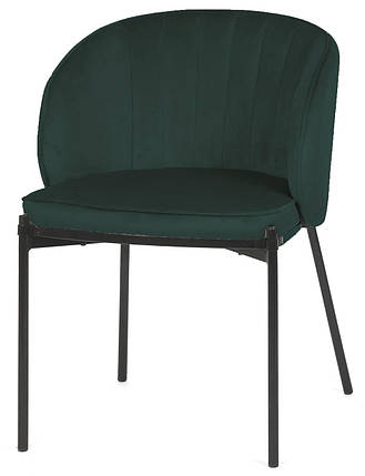 Laguna стілець обідній зелений велюр, фото 2