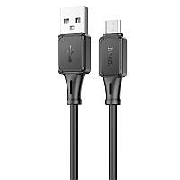 Кабель HOCO Micro USB Assistant silicone charging data cable X101 |1m, 2.4A| (30pcs/set)