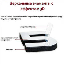 Настінний годинник 3D до 35 см 3D DIY CLOCK, фото 5