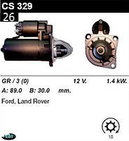 Стартер Ford Sierra Scopio 1.6 1.8 2.0i /1, 4кВт z10/ CS329